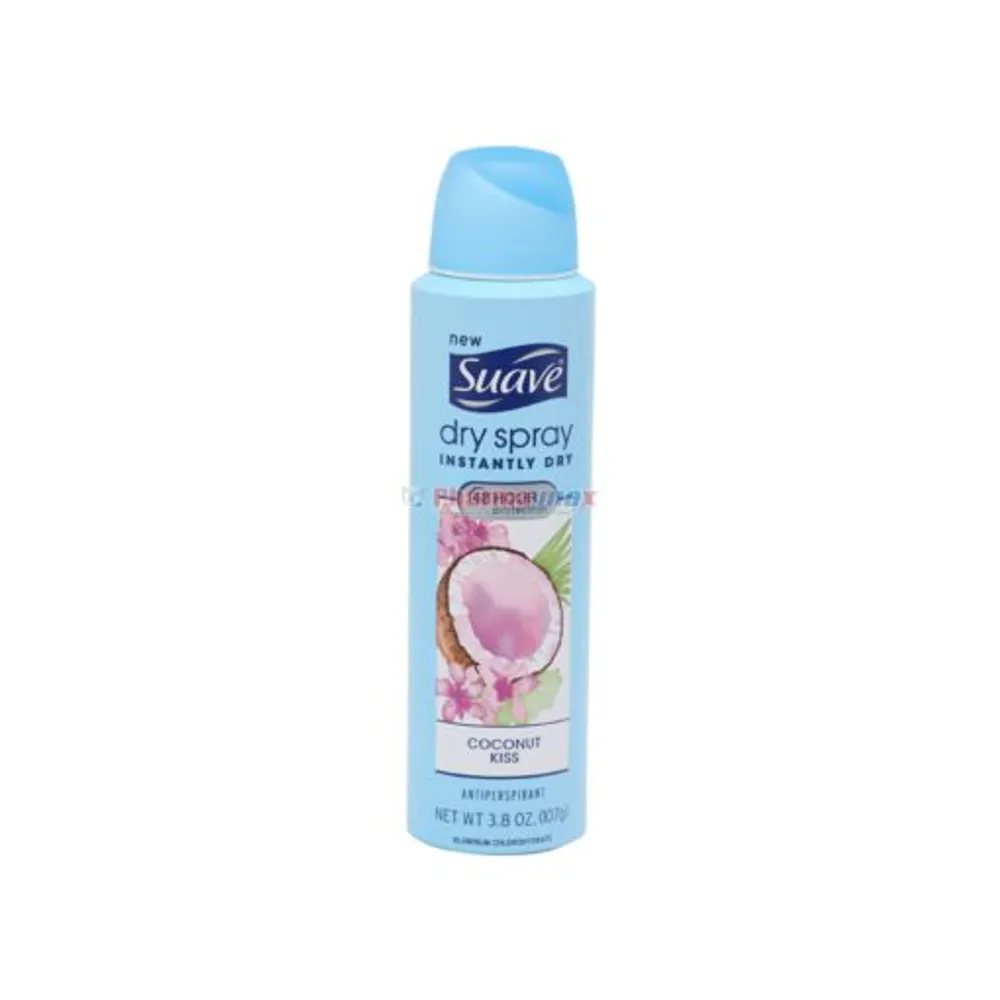 Suave Deodorant Dry Spray Coconut Kiss 3.8oz