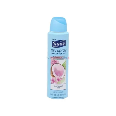 Suave Deodorant Dry Spray Coconut Kiss 3.8oz