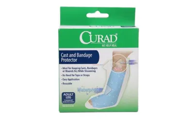 Curad Cast & Bandage Protector Waterproof Adult Leg 2pk