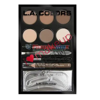 L.A. Colors Brow Palette – Light/Medium