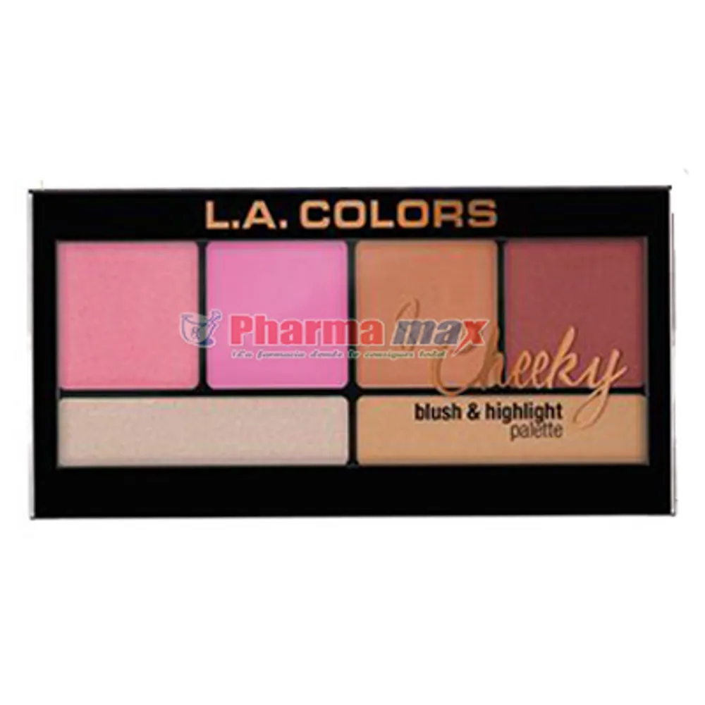 L.A. Colors So Cheeky Blush & Highlight Palette