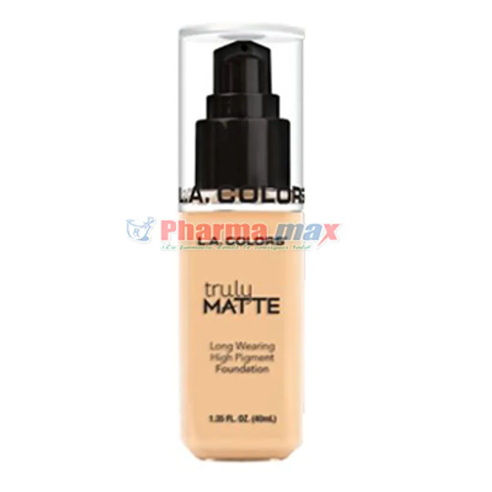 L.A. Colors Truly Matte Foundation 351 Porcelain 1.35oz