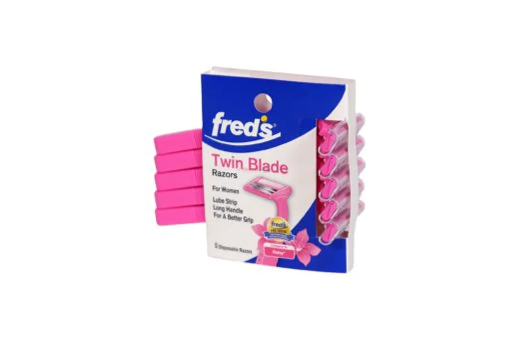 Fred’s Twin Blade Razors Women 5ct