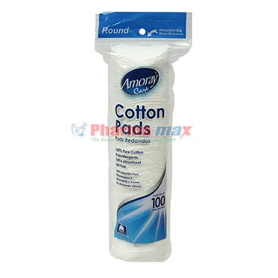 Amoray Cotton Pads Round 100ct