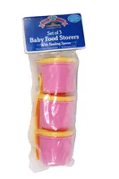 Baby King Baby Food Storers with Feeding Spoon 3 pack