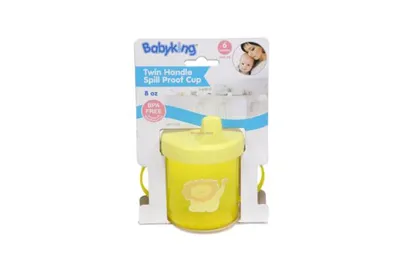 Baby King Twin Handle Spill Proof Cup 8oz