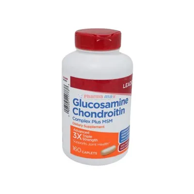 Leader Glicosamine Chondroitin Complex Plus MSM  160 Caplets