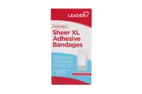 Leader Sheer XL Adhesive Bandages 10pk