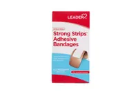 Leader Antibacterial Strong Strips Bandages 10pk