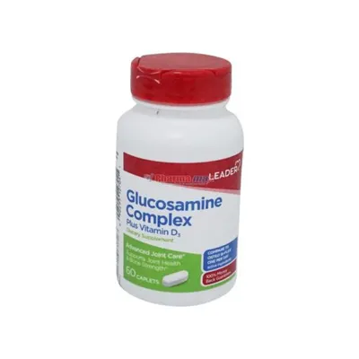 Leader Glucosamine Complex Plus D3 60 Caplets