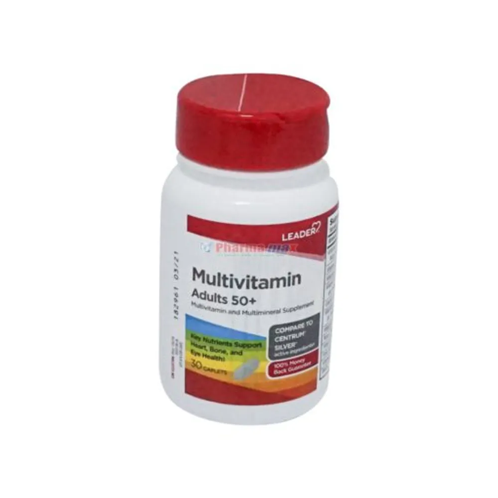 Leader Multivitamin Adults 50+ 30 Caplets