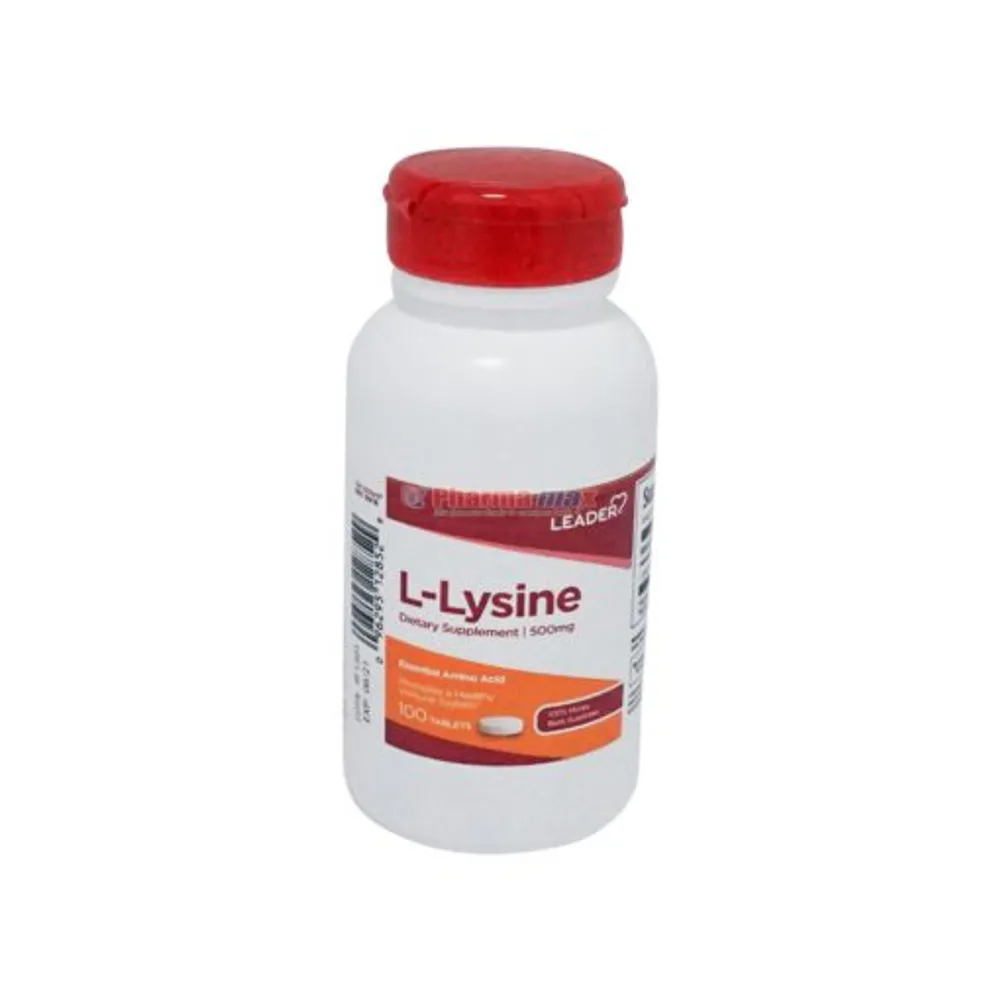 Leader L-Lysine 500mg 100 Tablets