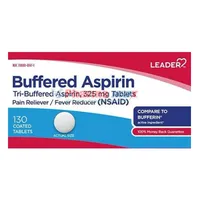 Leader Buffered Aspirin 130tab