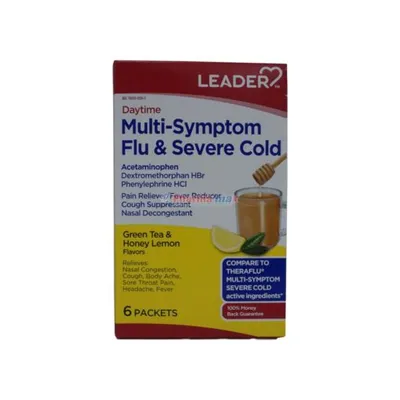 Leader Multi-Sympton Flu & Severe Cold 6pk