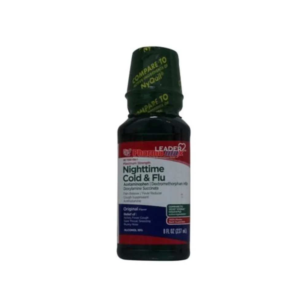 Leader Nighttime Cold & Flu 8oz