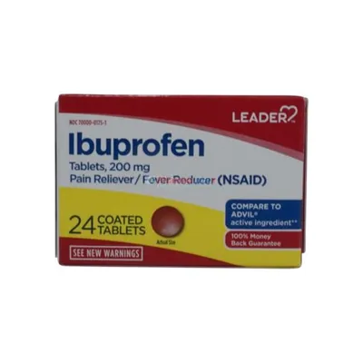 Leader Ibuprofen 200mg Tablets