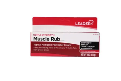 Leader Muscle Rub Pain Relief 4oz