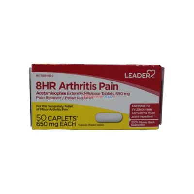 Leader Arthritis Pain 650mg 50 Caps