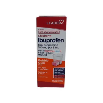 Leader Children’s Ibuprofen Bubble Gum 4oz