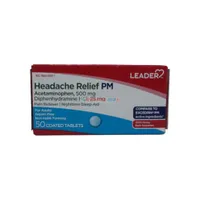 Leader Headache Relief PM 500mg 50 Tablets