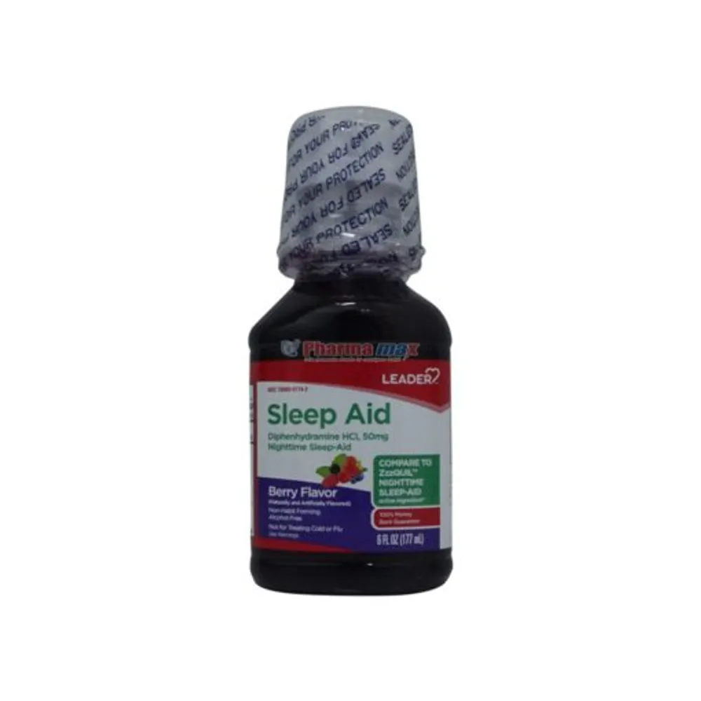 Leader Sleep Aid Berry Flavor 6oz