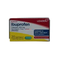 Leader Ibuprofen 200mg 20 Softgels