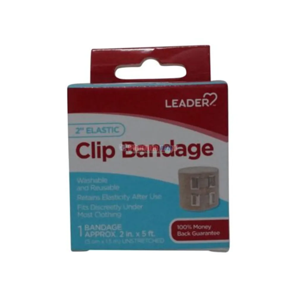 Leader Elastic Clip Bandage 2″