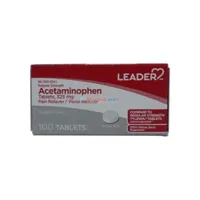 Leader Acetaminophen 325mg 100 Tablets