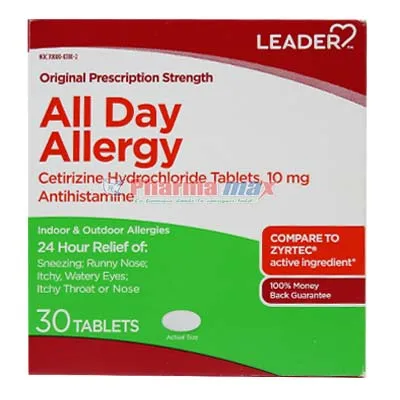 Leader All Day Allergy 10mg 30tablet