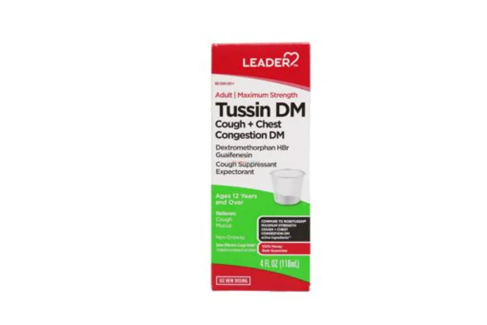 Leader Tussin DM Cough & Chest Congestion 4oz