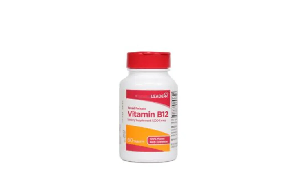 Leader Vitamin B12 2,000mcg 60 Tablets