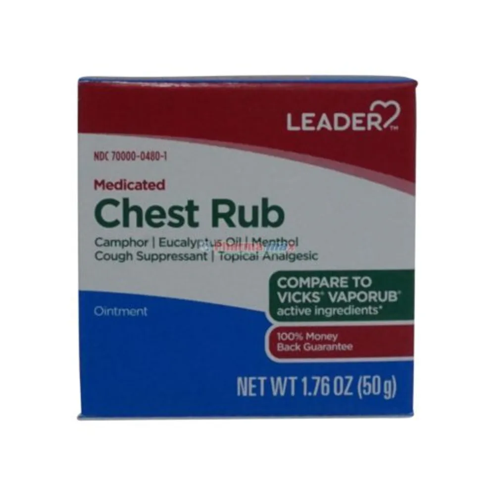 Leader Chest Rub Ointment 1.76oz