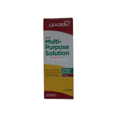 Leader Multi-Purpose Solution for Contact Lenses 12oz