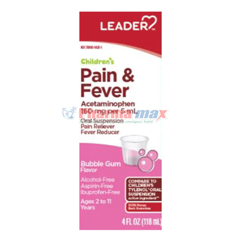 Leader Pain & Fever Child Bubble 4oz