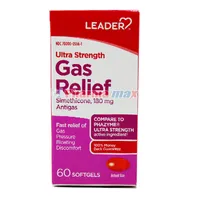 Leader Gas Relief 180mg 60softgel