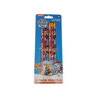 PAW PATROL PENCILS 6pk