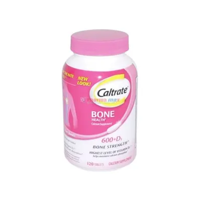 Caltrate Calcium 600 + D3 Bone Strength 120 Tablets