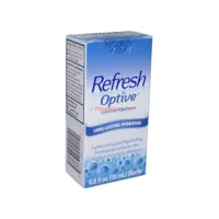 Refresh Optive Lubricant Eye Drops Long-Lasting Hydration 0.5oz