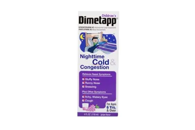 Dimetapp Children’s Nighttime Cold & Congestion Grape Flavor 4oz