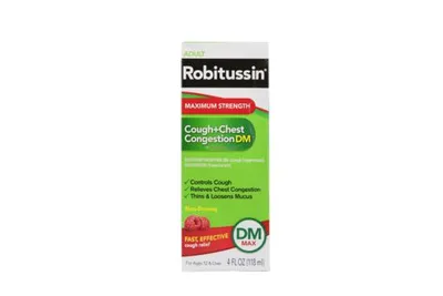 Robitussin Maximum Strength Cough+Chest Congestion DM 4oz