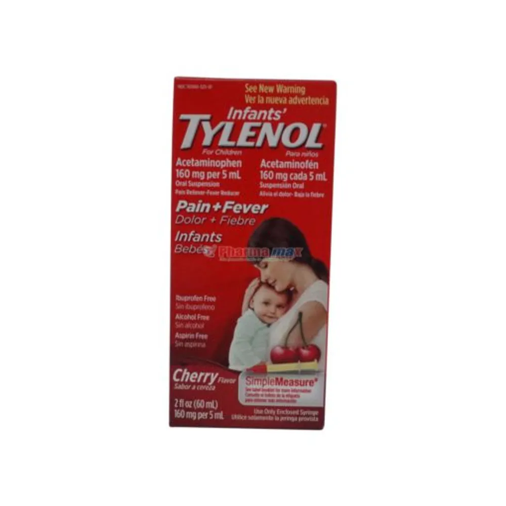 Tylenol Infants Pain + Fever Cherry Flavor 2oz