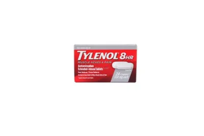 Tylenol 8hr Muscle Aches & Pain 650mg 24 Caplets