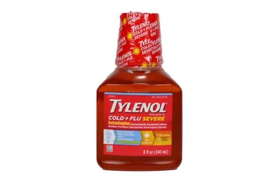 Tylenol Cold & Flu Severe Daytime Honey Lemon 8oz