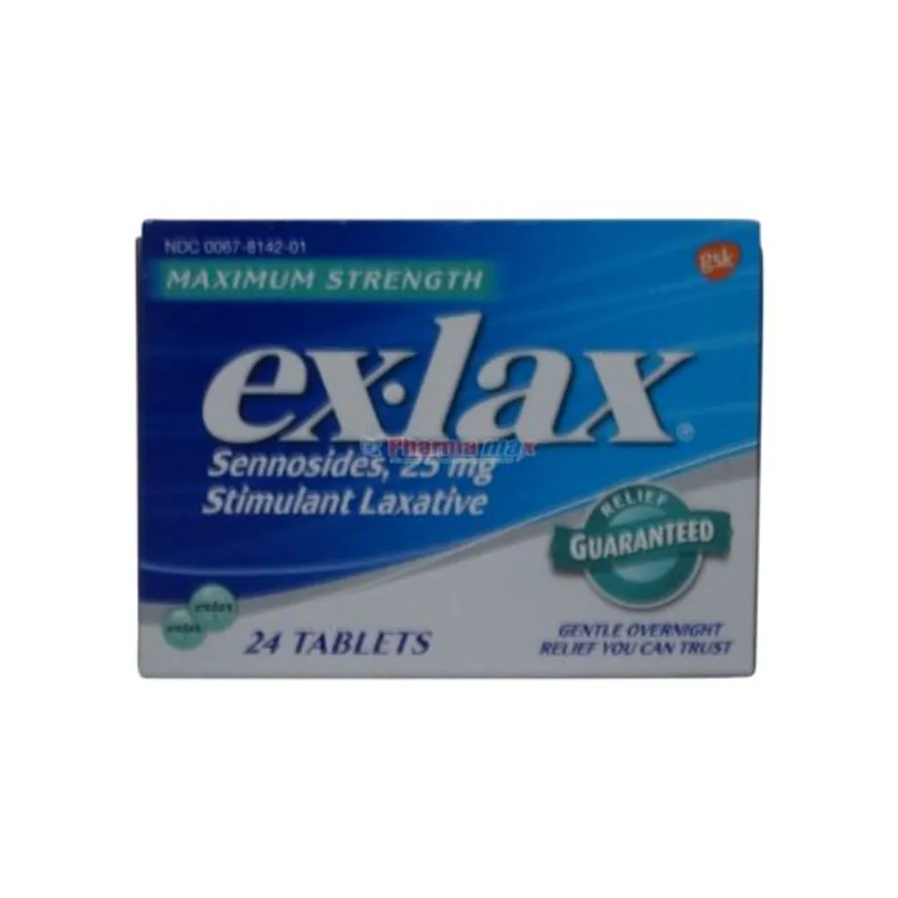 Ex-Lax Maximum Strength 25mg 24 Tablets