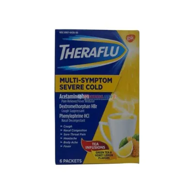 Theraflu Multi-Sympton Severe Cold Tea Infusions 6pk