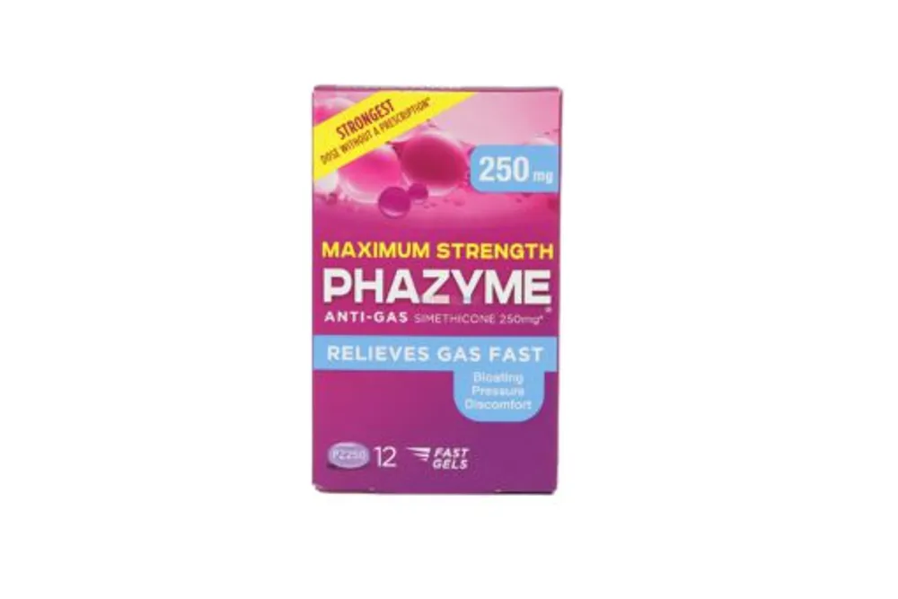 Maximum Strength Phazyme 250mg 12 Softgels