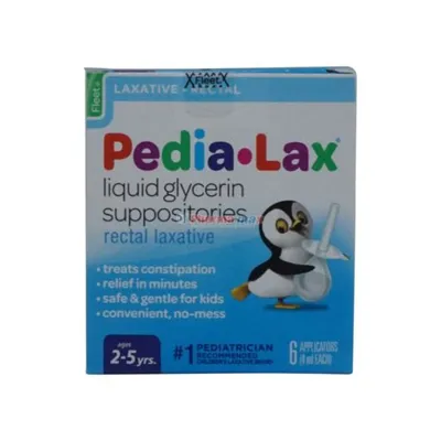 Fleet Pedia-Lax Liquid Glycerin Suppositories 6ct