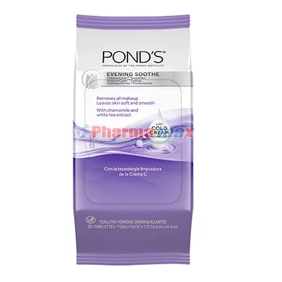 Ponds Evening Soothe Wet Cleasing Towelettes 28ct