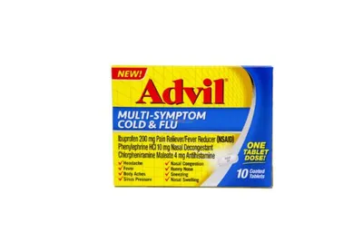 Advil Multi-Sympton Cold & Flu 200mg Tablets