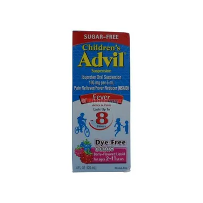 Advil Children’s Fever Dye-Free Berry Flavor 4oz